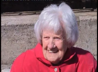 Frame from Lindy Henderson interview